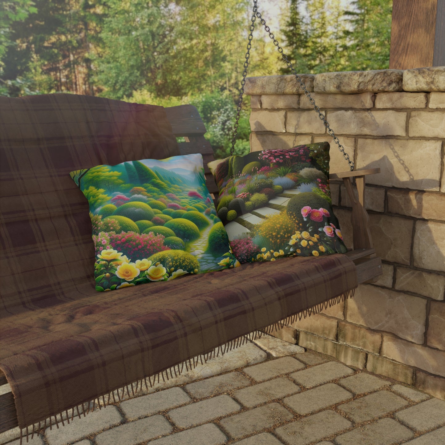 Lush Landscape Day/Night Pristine Pillow Collection 🪴🌳
