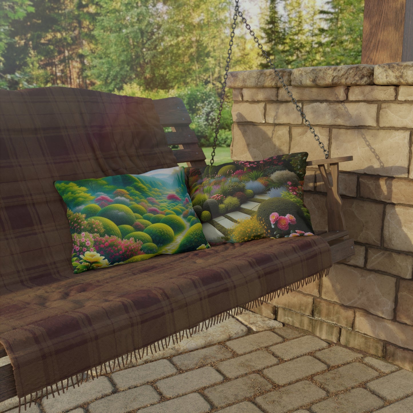 Lush Landscape Day/Night Pristine Pillow Collection 🪴🌳
