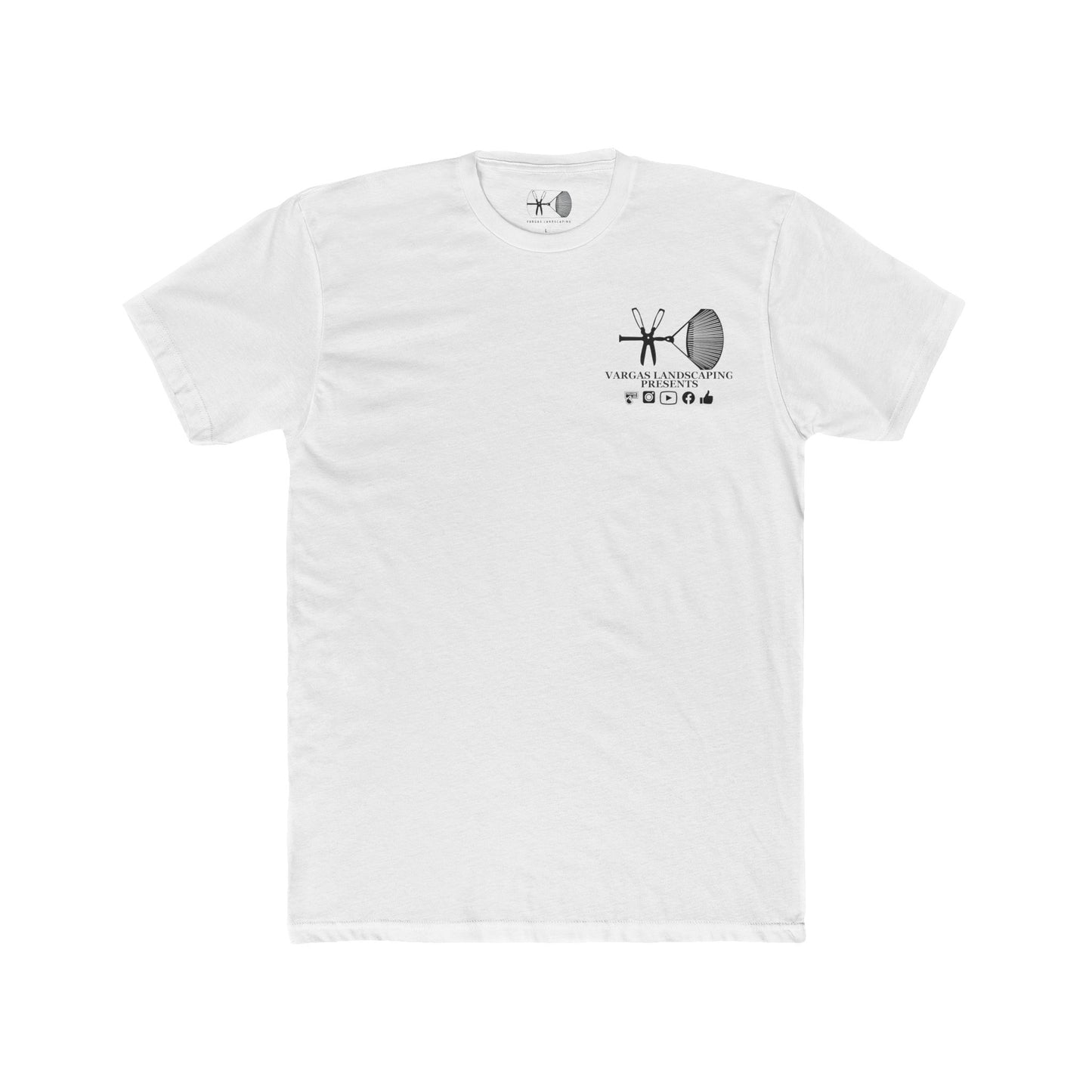 Vargas Landscaping Logo: It's Not Work If You Love What You Do - Men's Cotton Crew Tee
