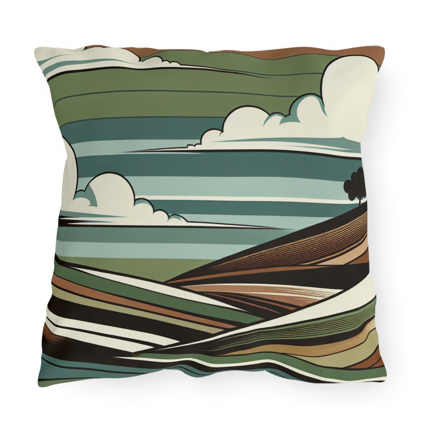 Artsy Landscape and VLP Logo Pillow Collection ⛰️☁️