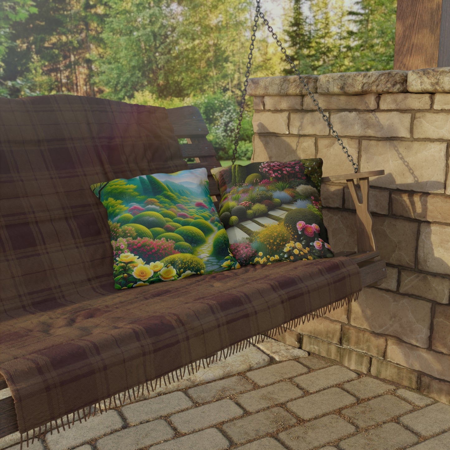 Lush Landscape Day/Night Pristine Pillow Collection 🪴🌳