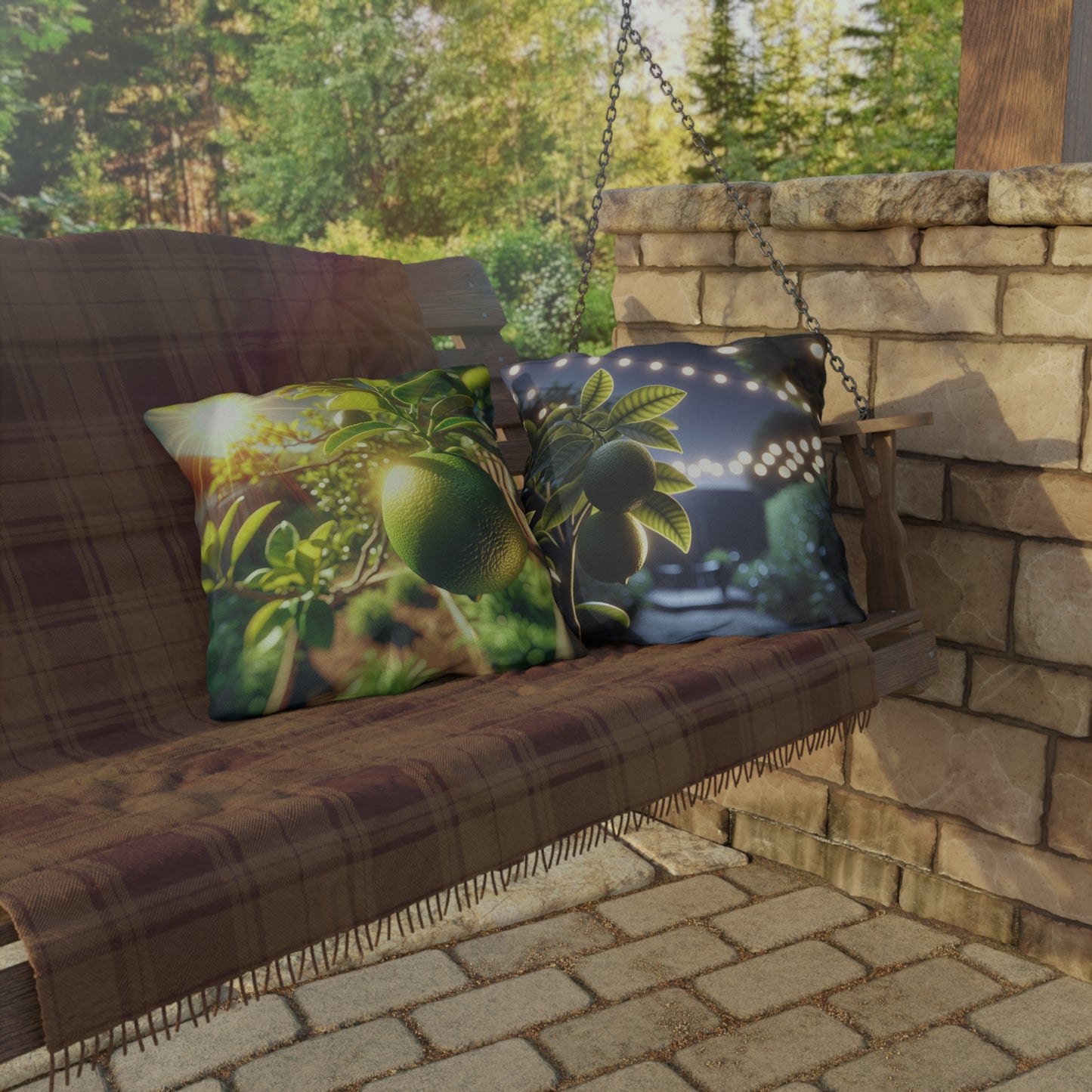 Zesty Lime Tree Day/Night Pillow Collection 🍋🌳