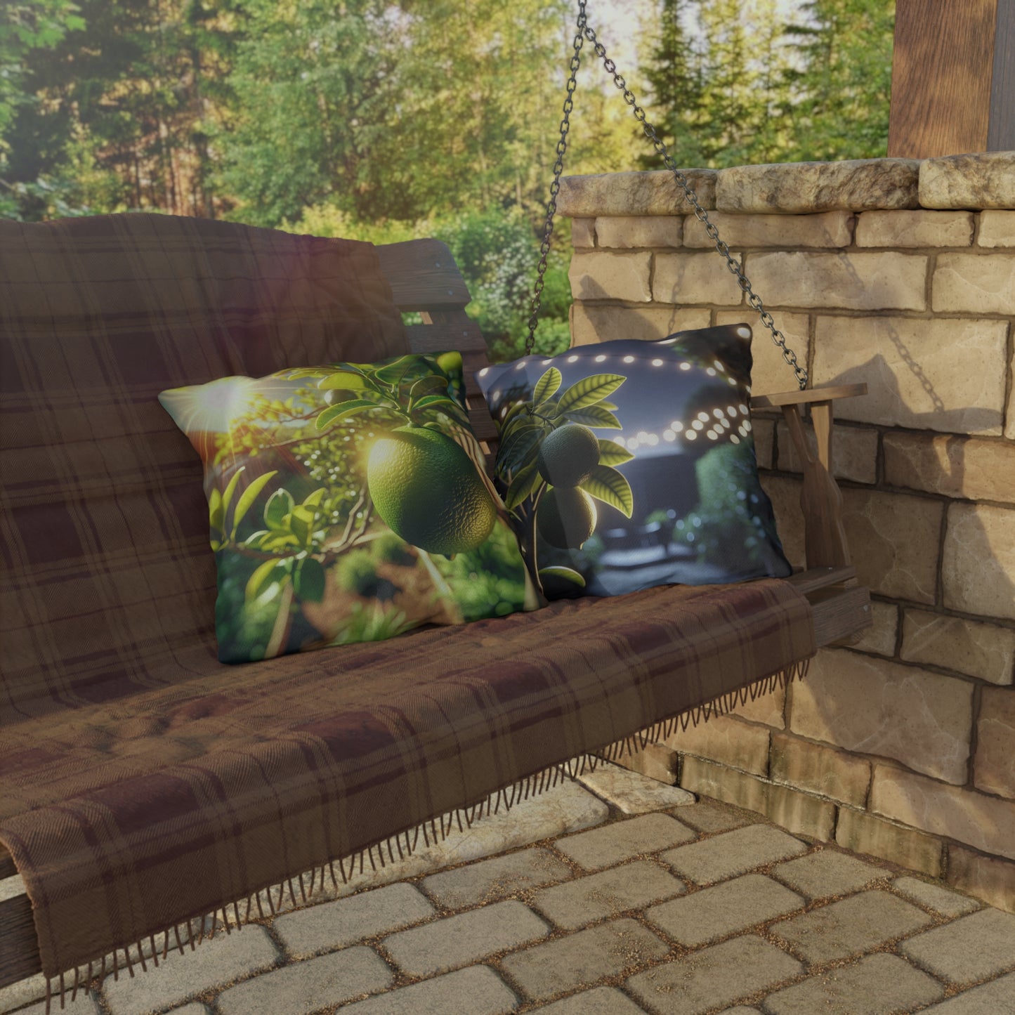 Zesty Lime Tree Day/Night Pillow Collection 🍋🌳
