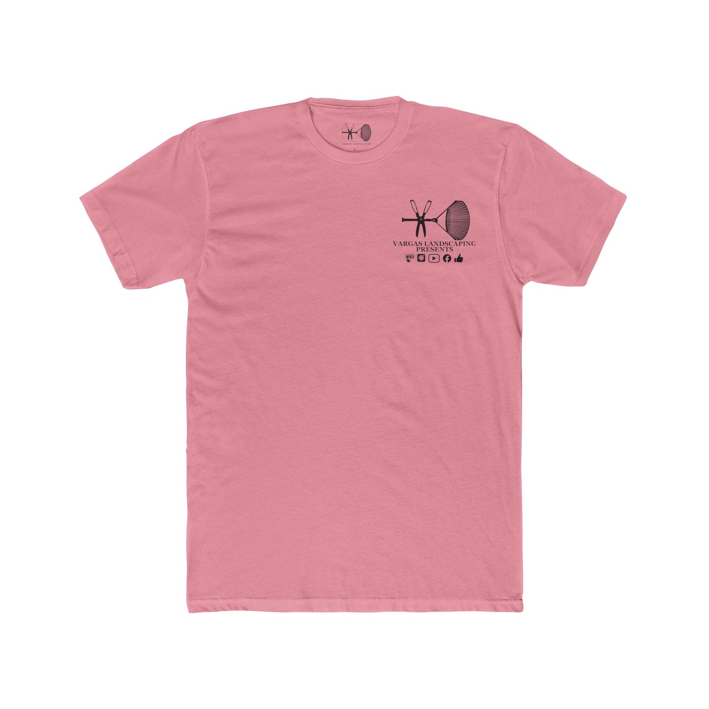Vargas Landscaping Logo: It's Not Work If You Love What You Do - Men's Cotton Crew Tee