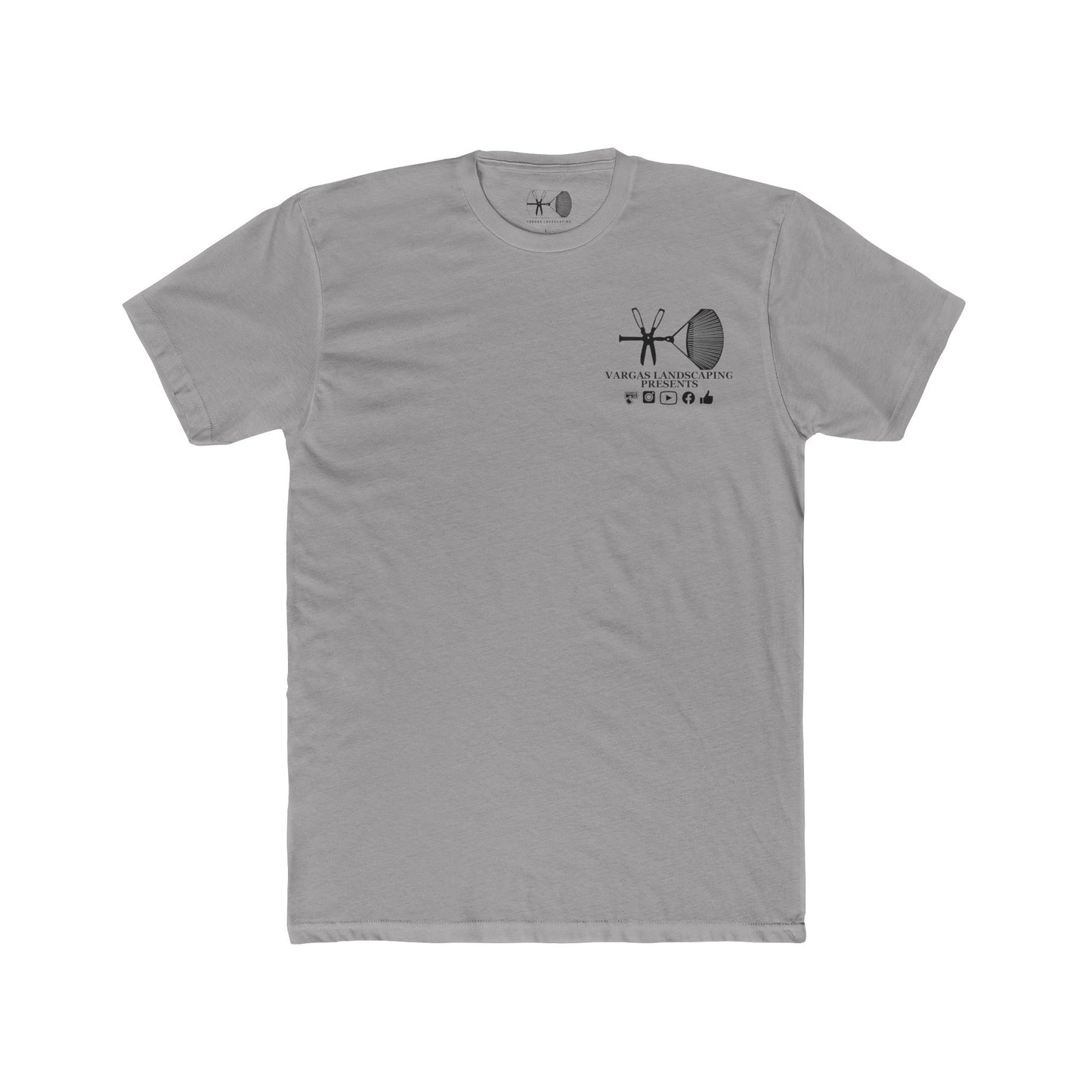 Vargas Landscaping Logo: It's Not Work If You Love What You Do - Men's Cotton Crew Tee