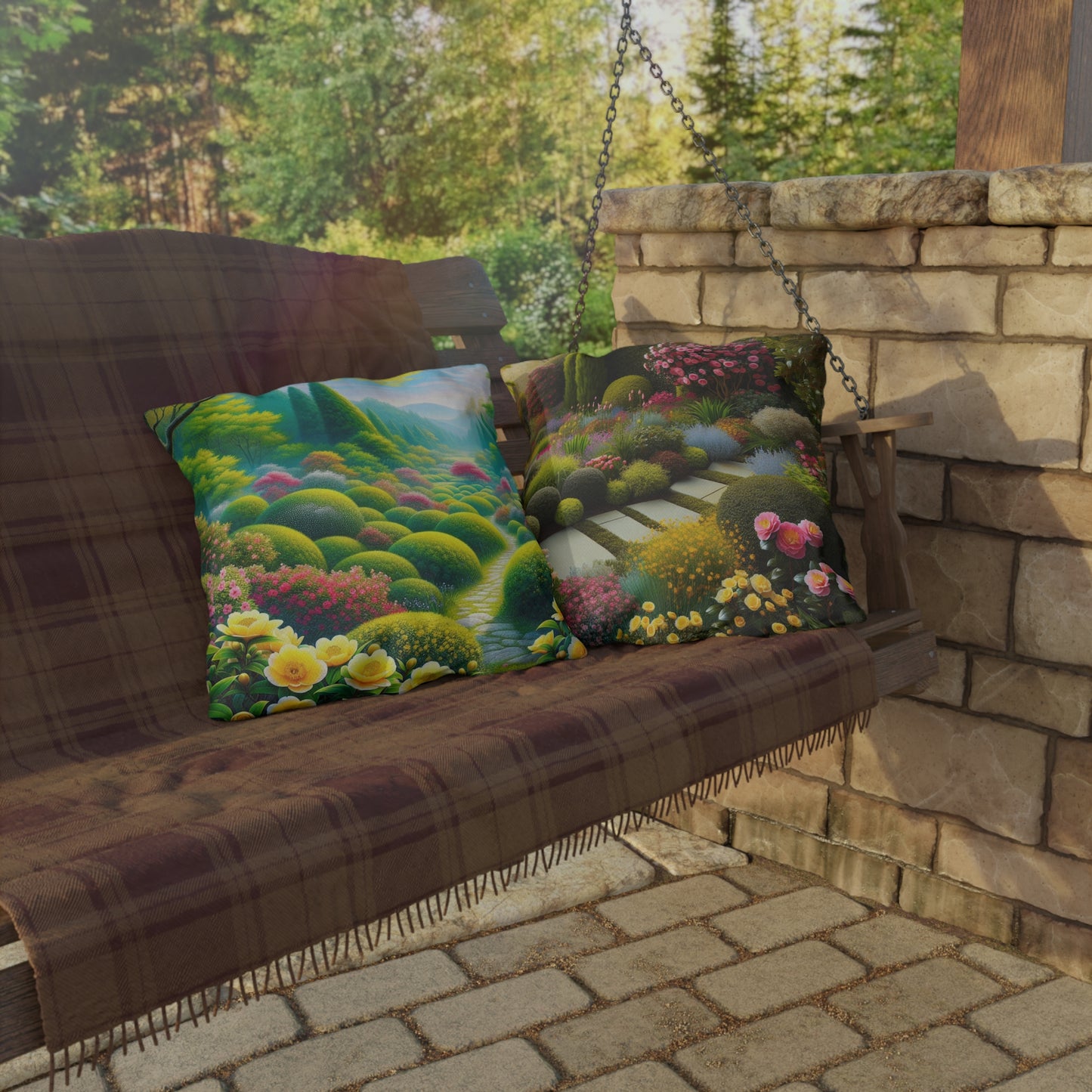Lush Landscape Day/Night Pristine Pillow Collection 🪴🌳
