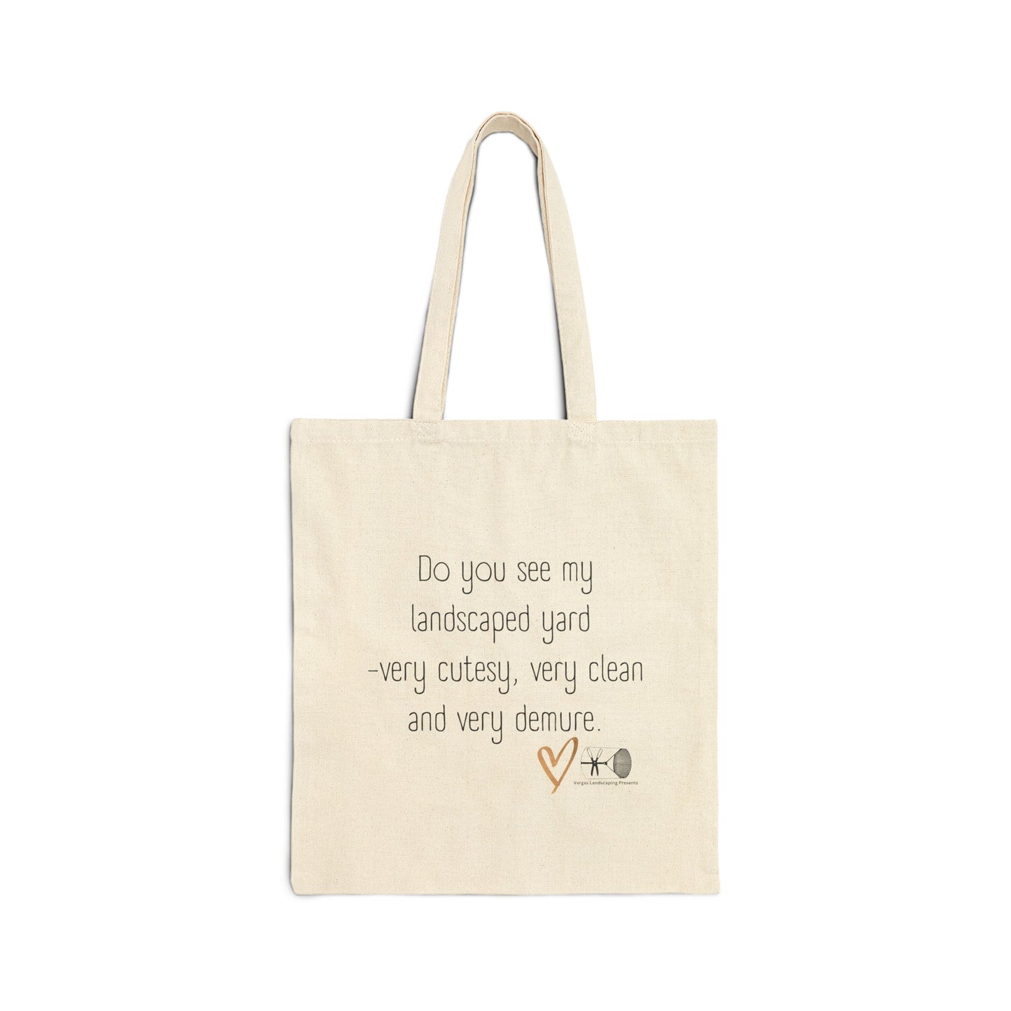 Demure Landscape Cotton Tote Bag