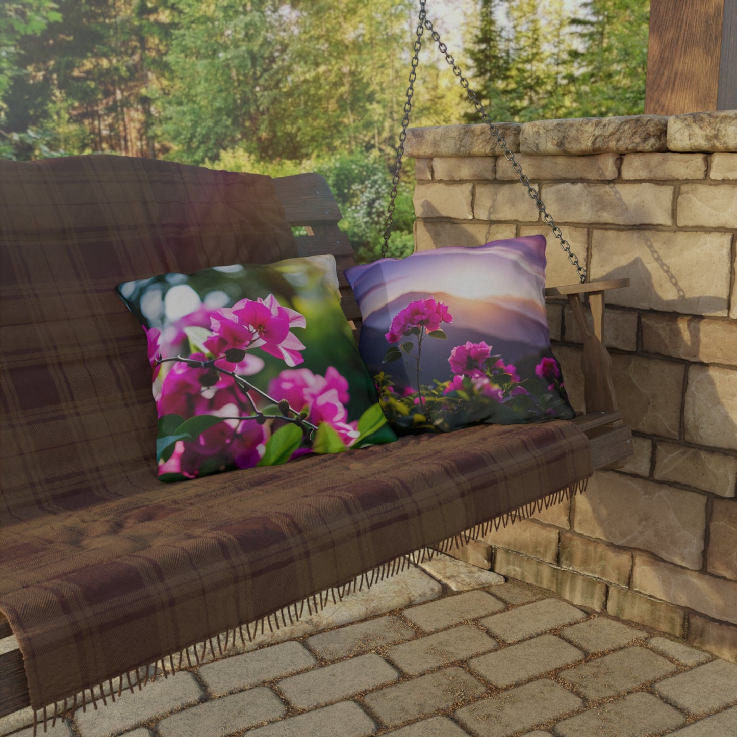 Bougainvillea Bliss Day/Night Pillows Collection 🌸🌿