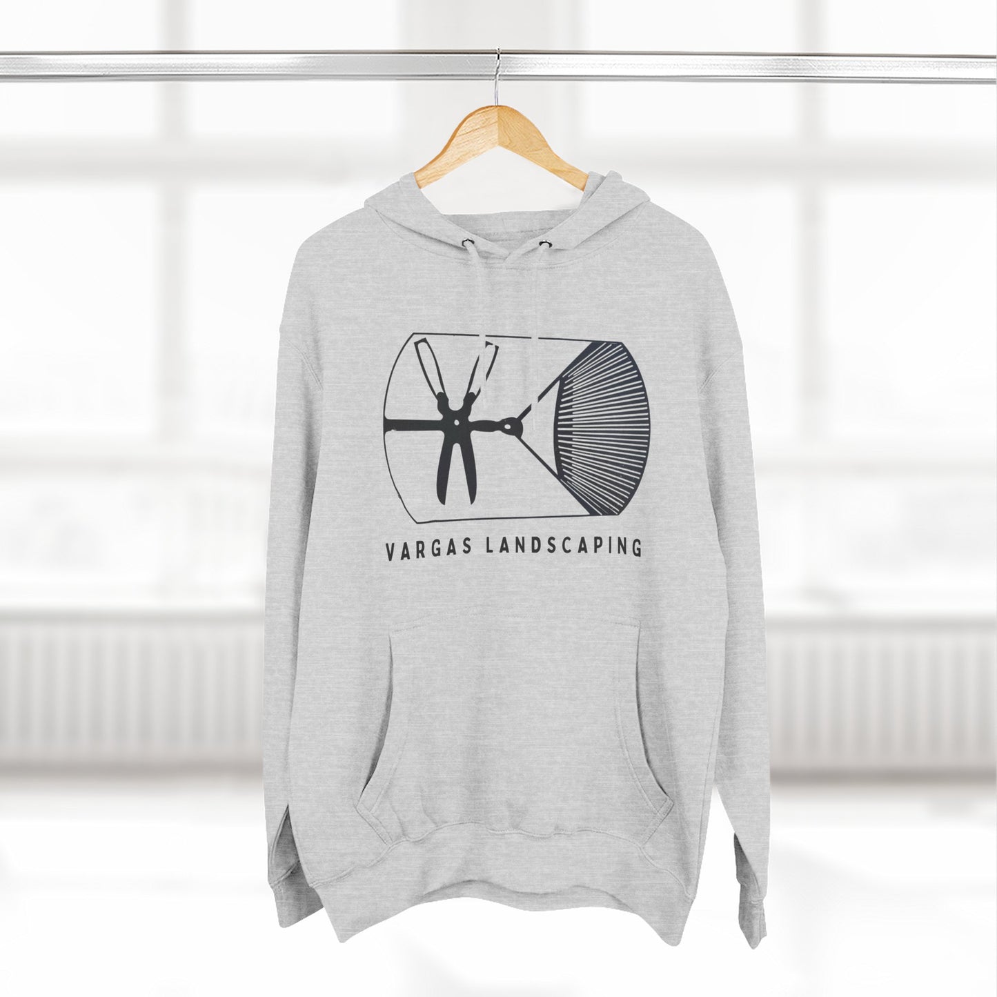Sleek Fleece Hoodie - Vargas Landscaping