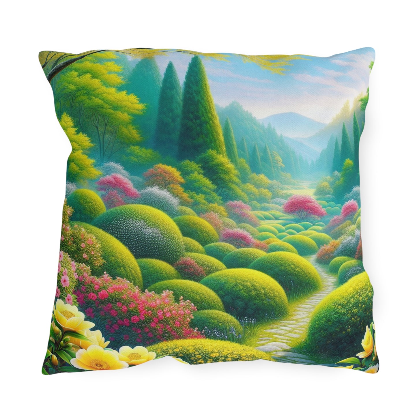 Lush Landscape Day/Night Pristine Pillow Collection 🪴🌳