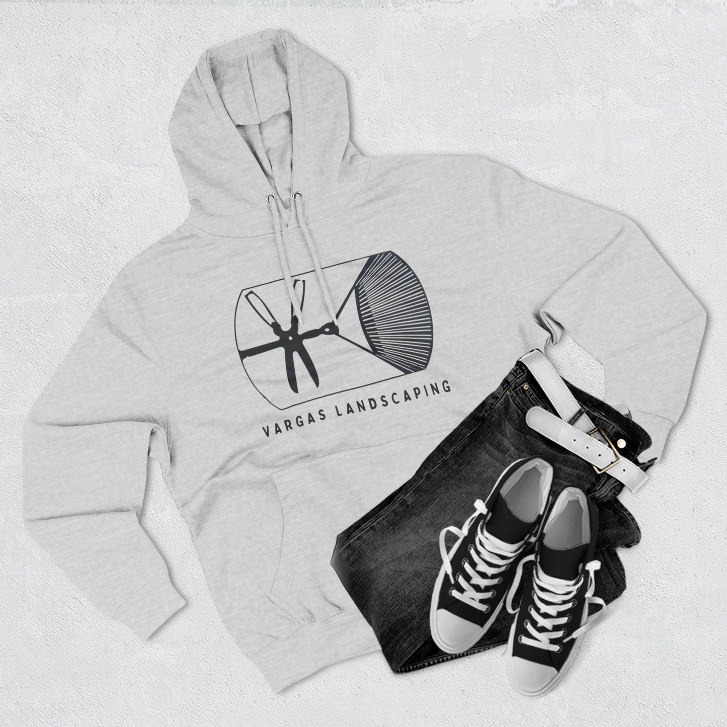 Sleek Fleece Hoodie - Vargas Landscaping
