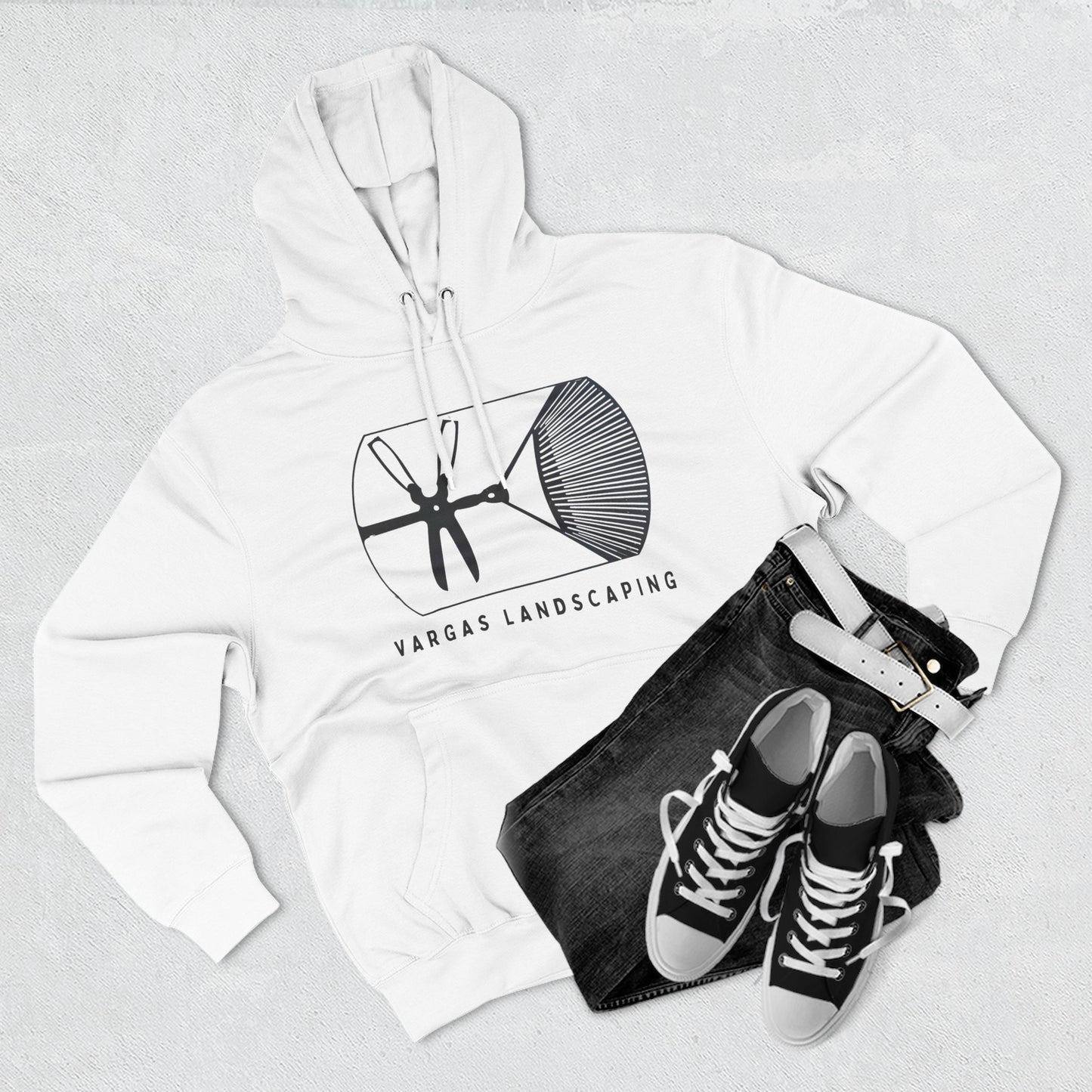Sleek Fleece Hoodie - Vargas Landscaping
