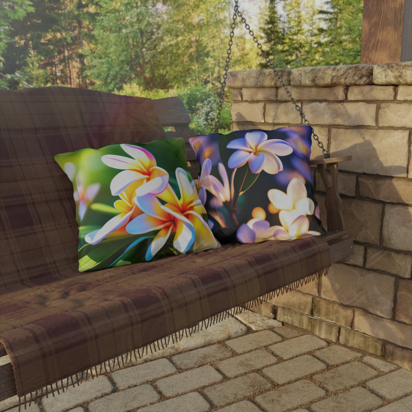 Plumeria Dream Day/ Night Pillow Collection 🌺🌙🌿