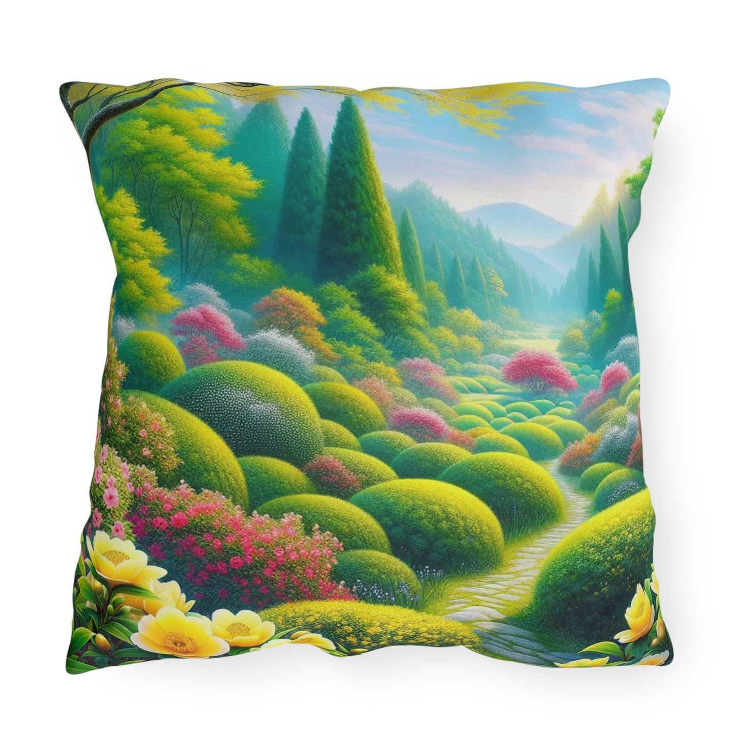 Lush Landscape Day/Night Pristine Pillow Collection 🪴🌳