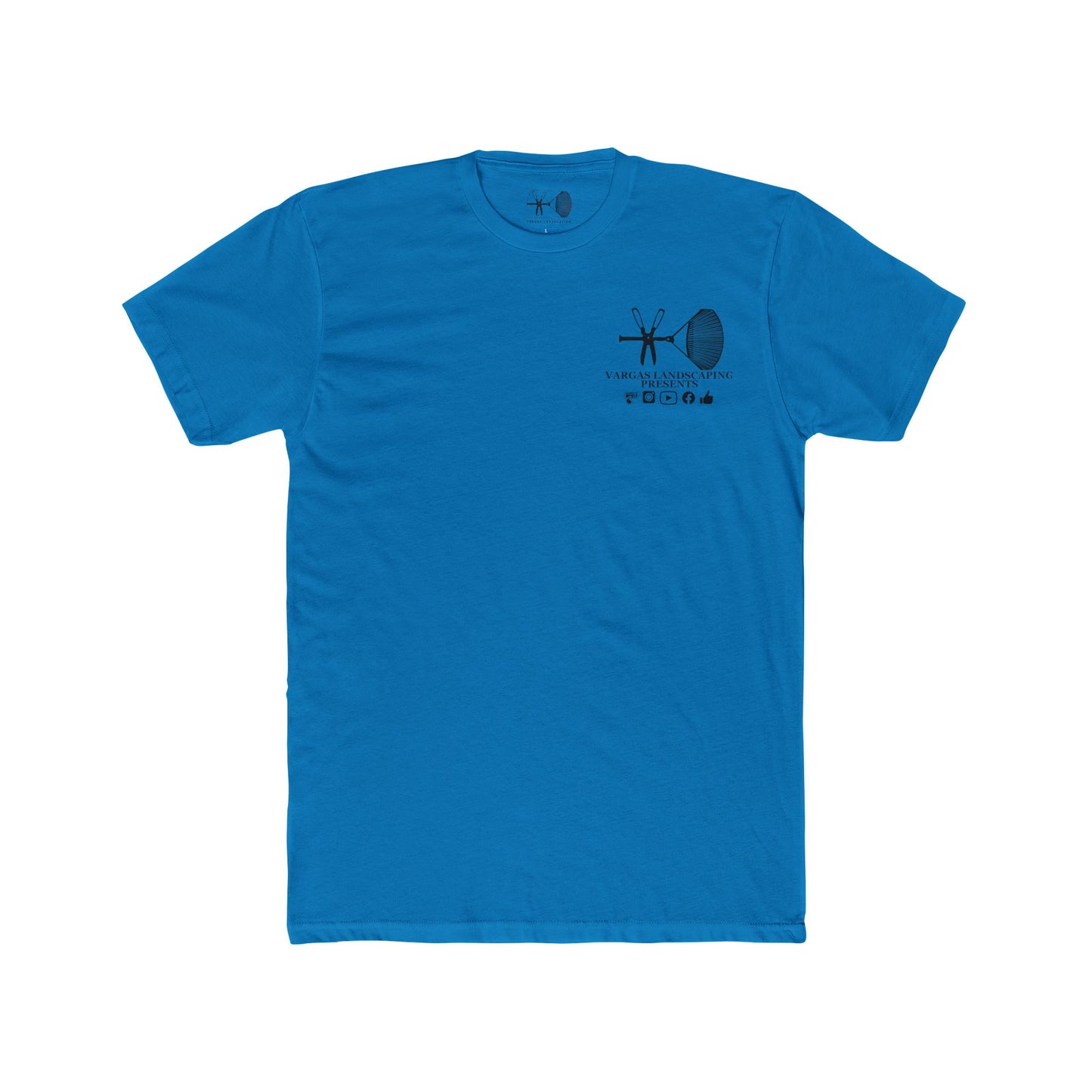 Vargas Landscaping Logo: It's Not Work If You Love What You Do - Men's Cotton Crew Tee
